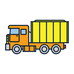 Truck icon vector illustration design