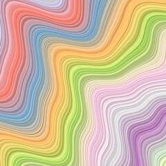 Fototapeta premium Abstract waves background. Stylish background in yellow, purple, red, and green colors. EPS10 Vector.