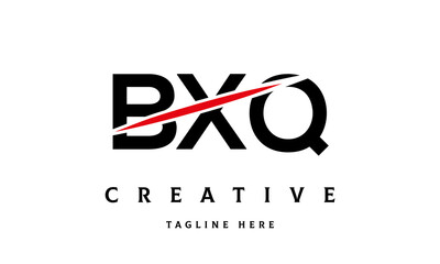BXQ creative cut three latter logo
