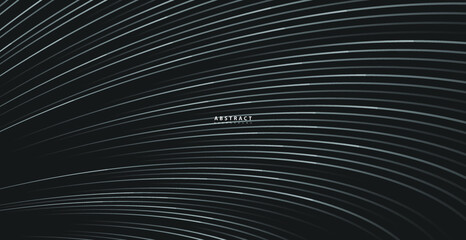 Obraz premium Striped texture, Abstract warped Diagonal Striped Background, waved lines texture. Brand new style for your business design, vector template for your ideas