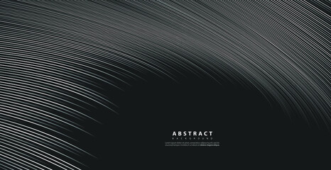 Naklejka premium Striped texture, Abstract warped Diagonal Striped Background, waved lines texture. Brand new style for your business design, vector template for your ideas