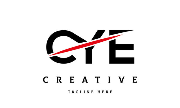 CYE creative cut three latter logo