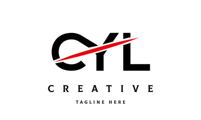 CYL creative cut three latter logo