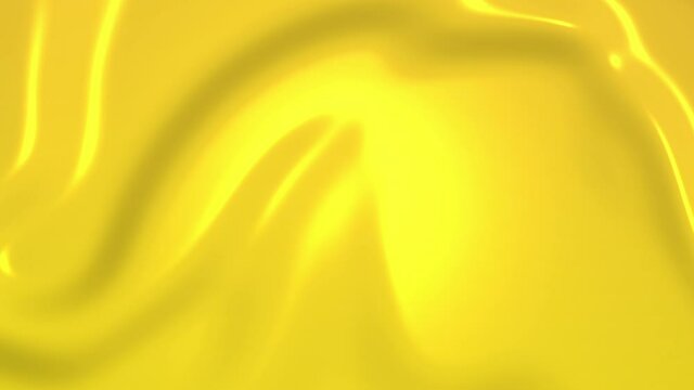 Closeup of yelow Abstract Chromatic fluid waves background. Liquid holographic colorful texture background. Highly-textured. High quality details