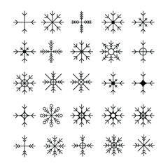 set of star icons collection in various styles. various shapes of stars that are suitable for elements such as snowflakes, sparkling items, decoration, etc.