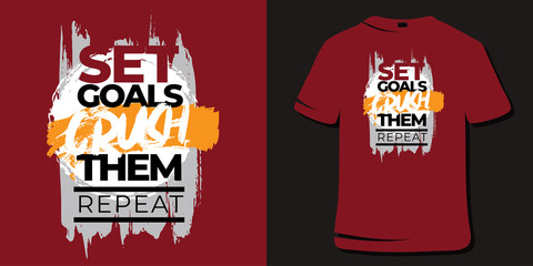 Motivation Inspiration Quote T-shirt Design. Typography Design. © inpiksel