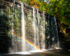 Waterfall with Rainbow