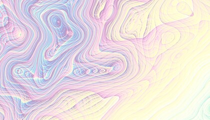 Fototapeta na wymiar Abstract wavy fractal