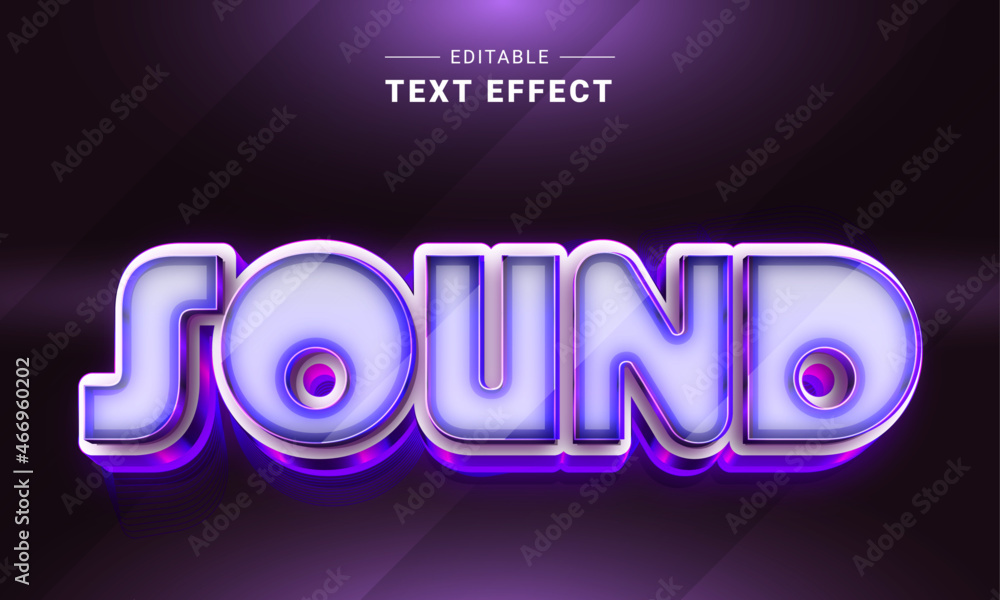 Poster editable text style effect - 3d cinematic text style theme.