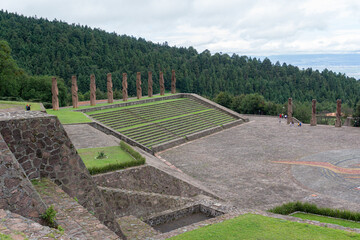 Centro ceremonial otomi en Temoaya Mexico