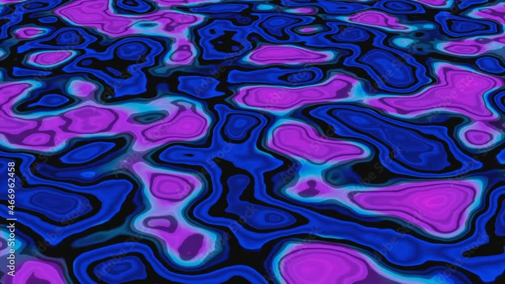 Poster lava pattern with moving spots. design. colorful background with moving bright spots on surface. sty