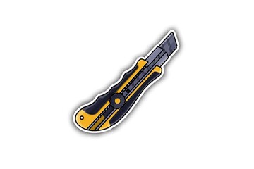 3D render illustration, Amazing picture of building tools with white blurry shadow background