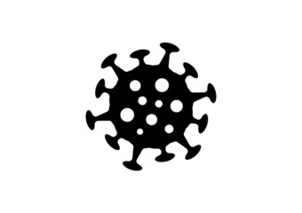 ウィルス・細菌のシンプルなイメージベクターイラスト