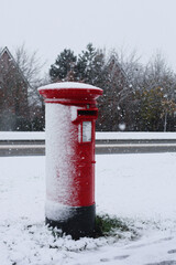 Postbox in the snow