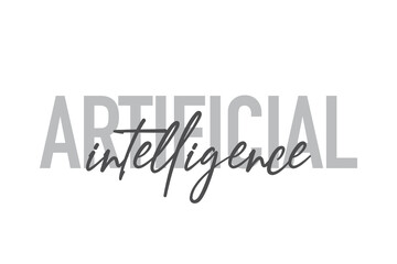 Modern, simple, minimal typographic design of a saying 