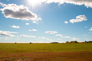 Prairies big sky open landscape Canada
