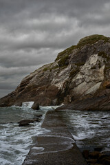 Path to nowhere, Dramatic view from Combe Martin, Devon, UK