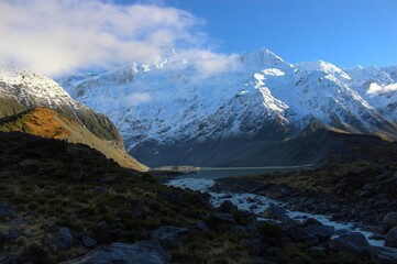 Obraz premium Mountains of the Matukituki Vally