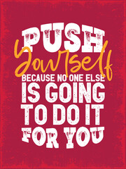 Fitness quote. Motivational Workout gym quote typography.