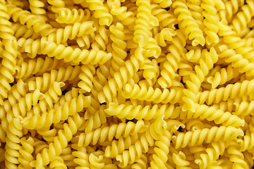 Girandole italian pasta food background
