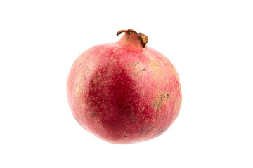 Pomegranate fruit isolated on white
