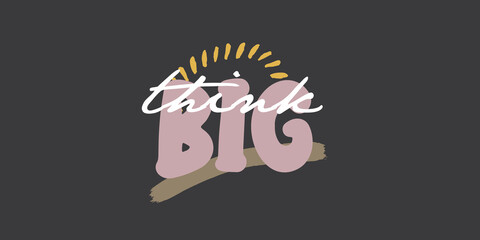 inspirational quote typography poster. Quotes on chalkboard.