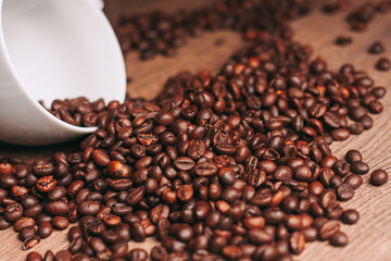  coffee beans freshly brewed beverage close-up food