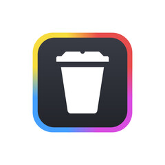 Disposable Cup - Sticker