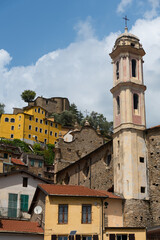 Fototapeta na wymiar Village of Badalucco, in Valle Argentina, Liguria, Italy