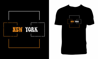 New York T Shirt Design And Vector Illustration. 