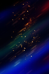 Fototapeta na wymiar Bright abstract blurred background with bokeh. Blurred lights, n