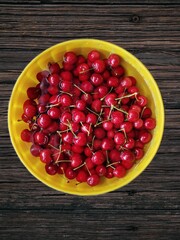 cherries in a bowl