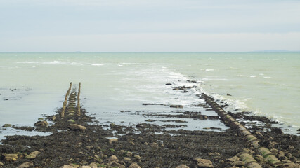 beach and sea