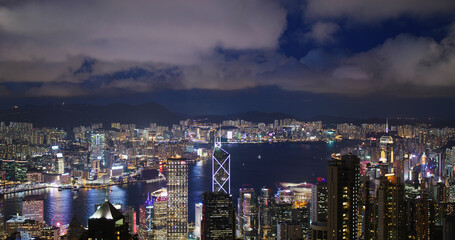 Obraz premium Hong Kong city
