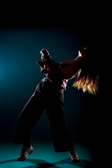 Fototapeta premium Young stylish dancer