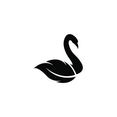 swan icons symbol vector elements for infographic web