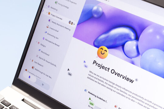 West Bangal, India - November 03, 2021 : Microsoft Loop logo on Laptop screen stock image.
