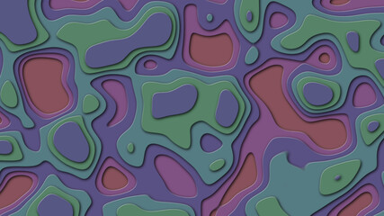 Colorful background on theme geodesy or topography. Abstract topographic background. Abstract elements make up relief earth. 