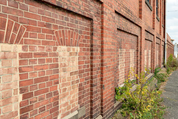 Brick warehouse of ex-thermal power plant in Amagasaki, Hyogo, Japan