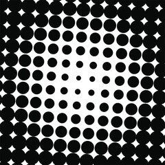 Black halftone background. Black polka dot. Halftone pattern. Modern Halftone Background, backdrop, texture, pattern. Vector illustration. Halftone Backdrop.