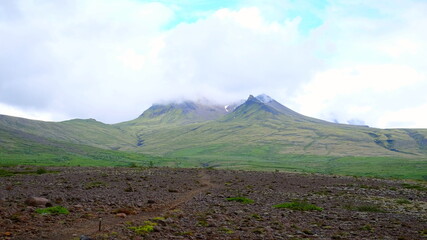 Mountain landscapes of Iceland
