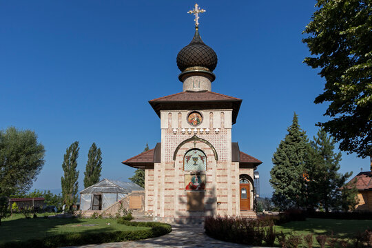 Medieval Orthodox Lesje monastery, Serbia