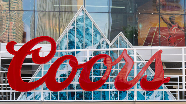 Coors Beer Advertisement in Toronto, Canada