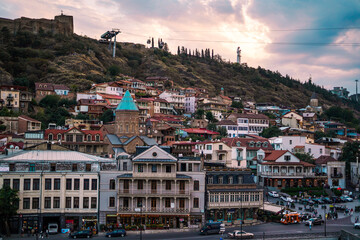 view of the city of Tbilisi