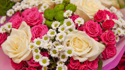 Bouquet of flowers. Various flowers.