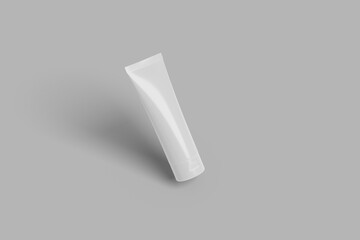 cosmetic lotion cream mockup bottle pakage with white background , beauty spa treatment concept