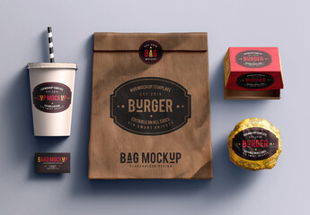 Fastfood Branding Mockup Template