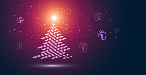 albero di natale, luce, sorpresa, magia, alberello © xyz+