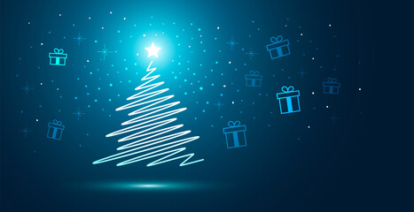 albero di natale, luce, sorpresa, magia, alberello © xyz+