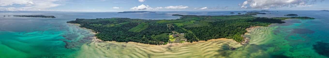 Koh Mak tropical island and its paradise beach near koh Chang, Trat, Thailand
